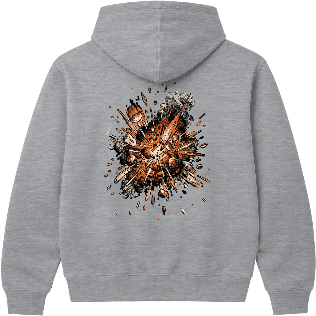 Poleron FORJA Cenizas que Impulsan - Gris espalda